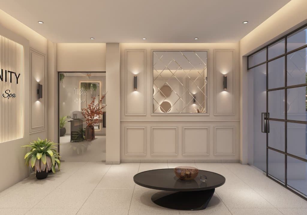 Aagas Shine Luxury Reception Area